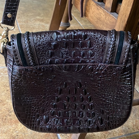 Brahmin black and brown leather purse - Picture 5 of 8